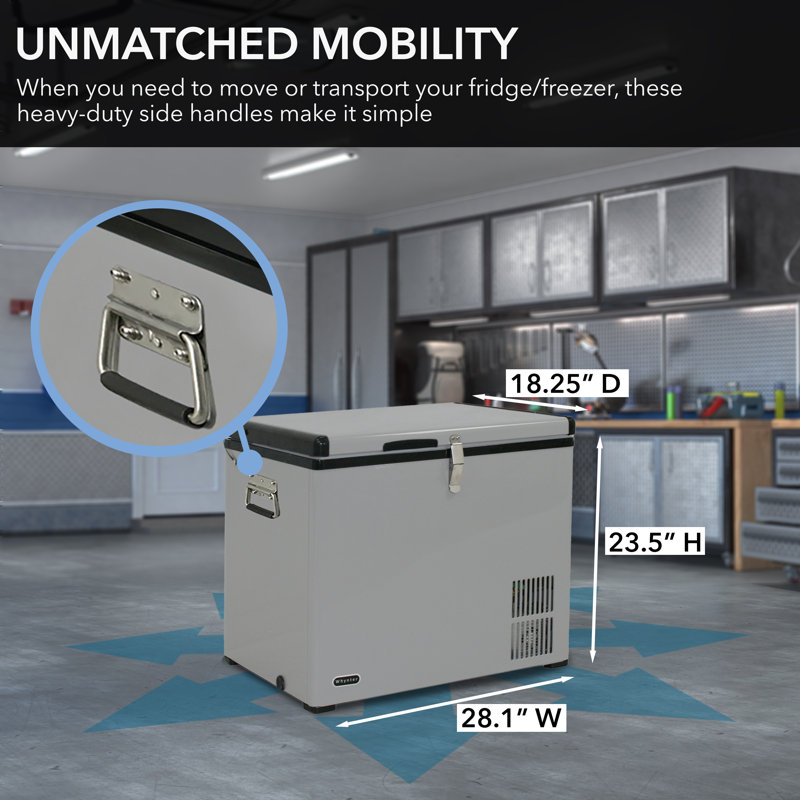 Whynter Portable Freezer/Refrigerator with 12v DC Option, 85
