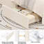 Structure de lit tapissier, lit de rangement avec DEL et station de charge-1030962290-1031401696