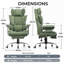 Inbox Zero Adjustable Reclining Ergonomic Faux Leather Swiveling PC & Racing Game Chair-475786394