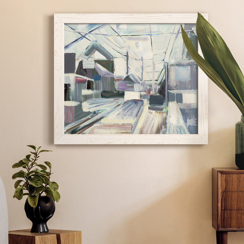 Pointed out - Cadre photo, reproduction d'art sur toile, H 20 po x l 17 po x P 1,5 po, Blanc