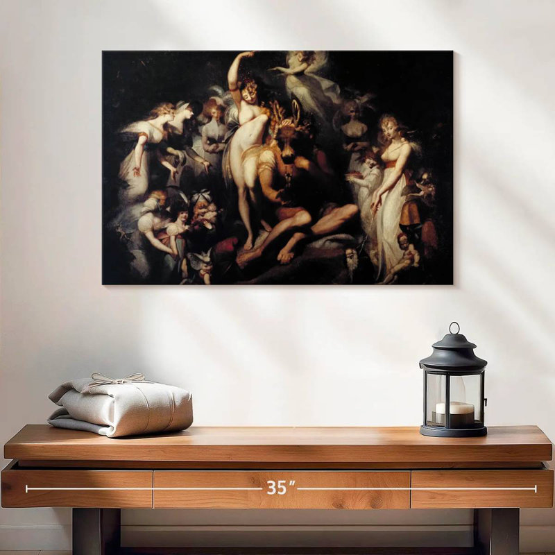 Titania And Bottom, 34" H x 51" W