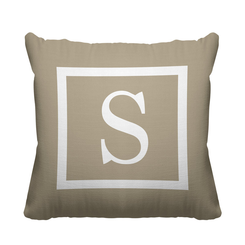 Coussin Colter, Beige, L 19 po x H 19 po, 19 po x l 19 po