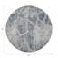 Giraffe Vegan Leather Round Pebble Placemat-655934083