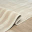 Tapis transitionnel neutre à lignes géométriques crème beige Abani Rugs-1701723640