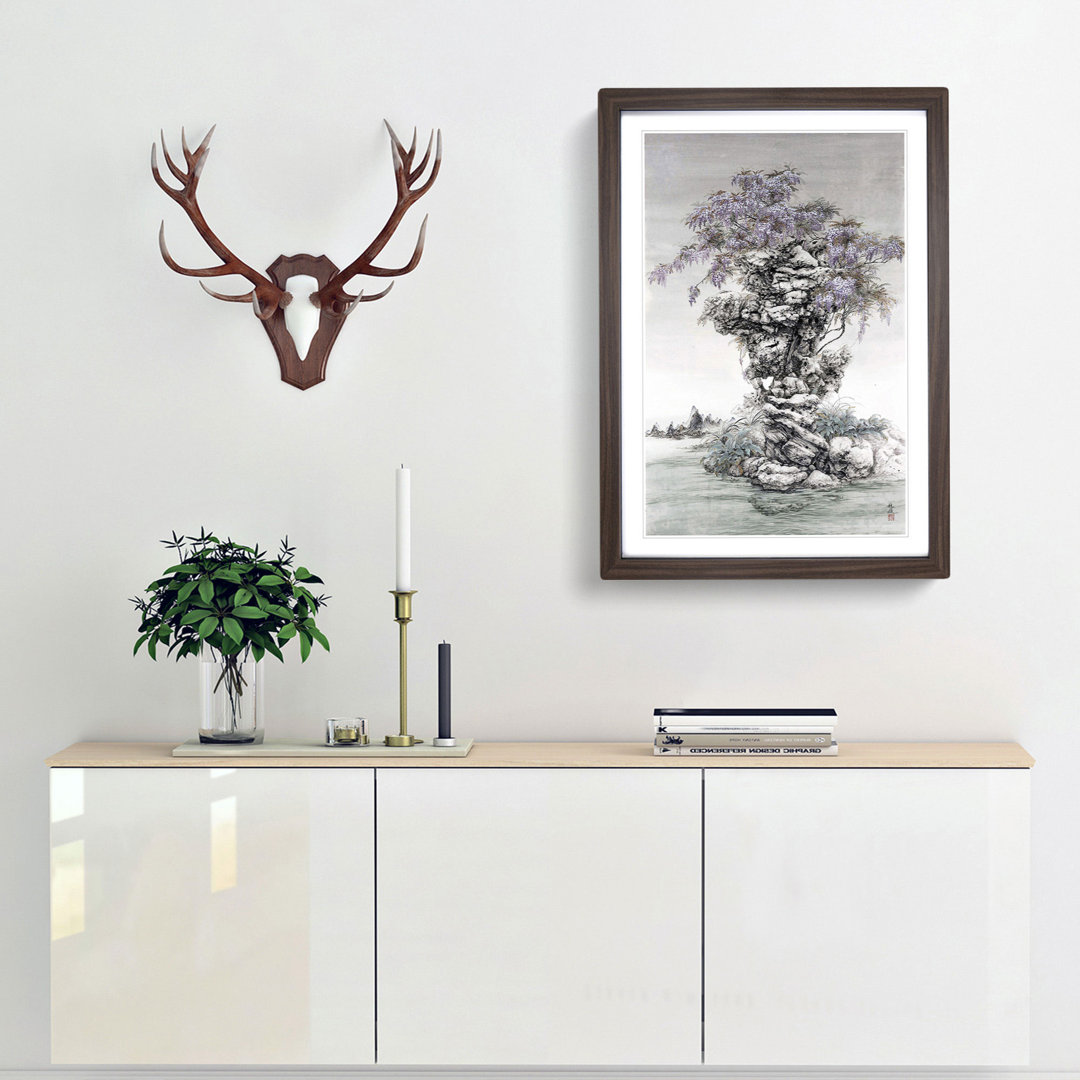 Wisteria Tree by Yuan Yao - Framed Print