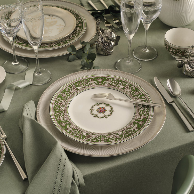 Wedgwood Florentine Colours Plate 8.1In, Verde