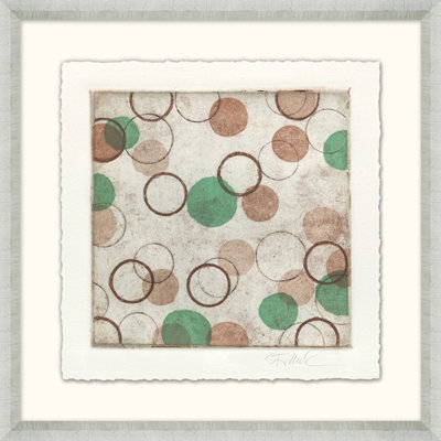 Bulles 2 - Peinture encadrée sur papier