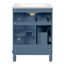 Meuble-lavabo 24 po avec lavabo en céramique et tablette réglable