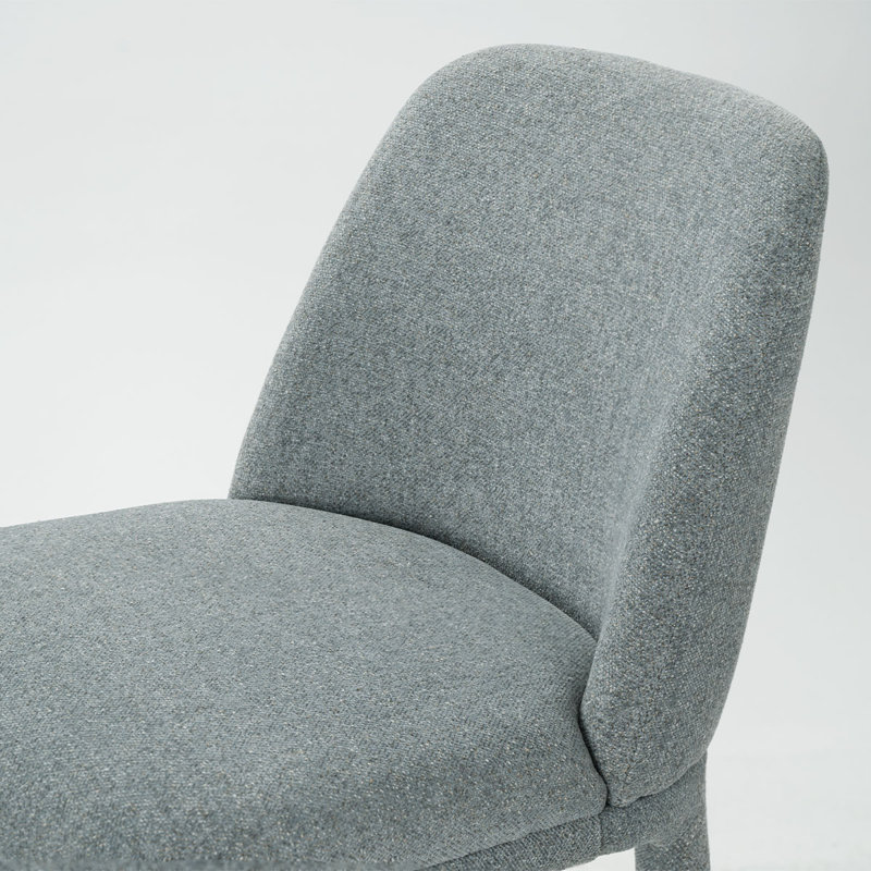 Ensemble de 4 tabourets de comptoir 25 "en tissu entièrement rembourrés (ensemble de 4), Blue
