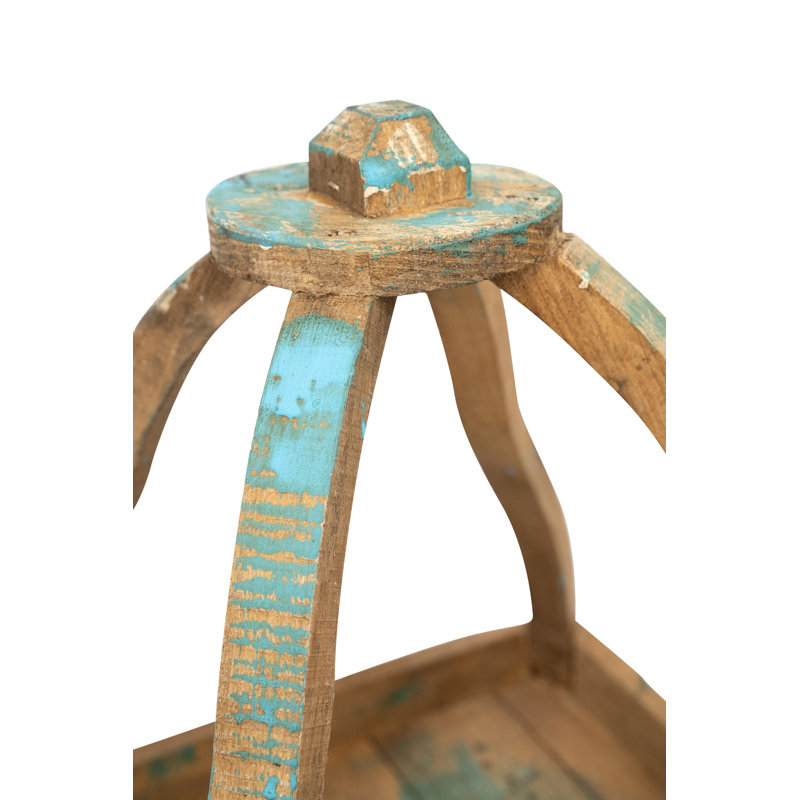 Lanternes en bois Bell Farmhouse, Bleu sarcelle