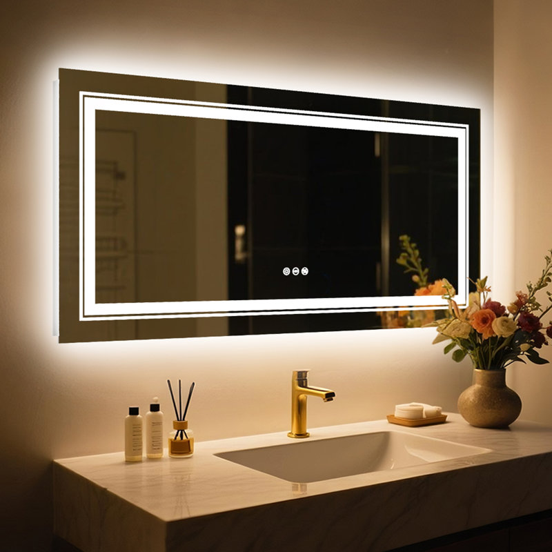 Shymel Rectangle Wall Mirror, 24" x 47.2"