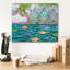 «Lark Manor», «Dock Of The Bay» par Estelle Grengs, art mural sur toile-1096679472