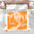 Dark Orange Light Beige