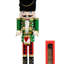 Figurine de Noël casse-noisette 12 pouces en bois scintillant pour décorations de Noël type 1
