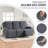 Wald 3 Seats Jacquard Recliner Chair Covers Furniture Protector Recliner Slipcovers With Elastic Bottom For Kids Pets-1282451960