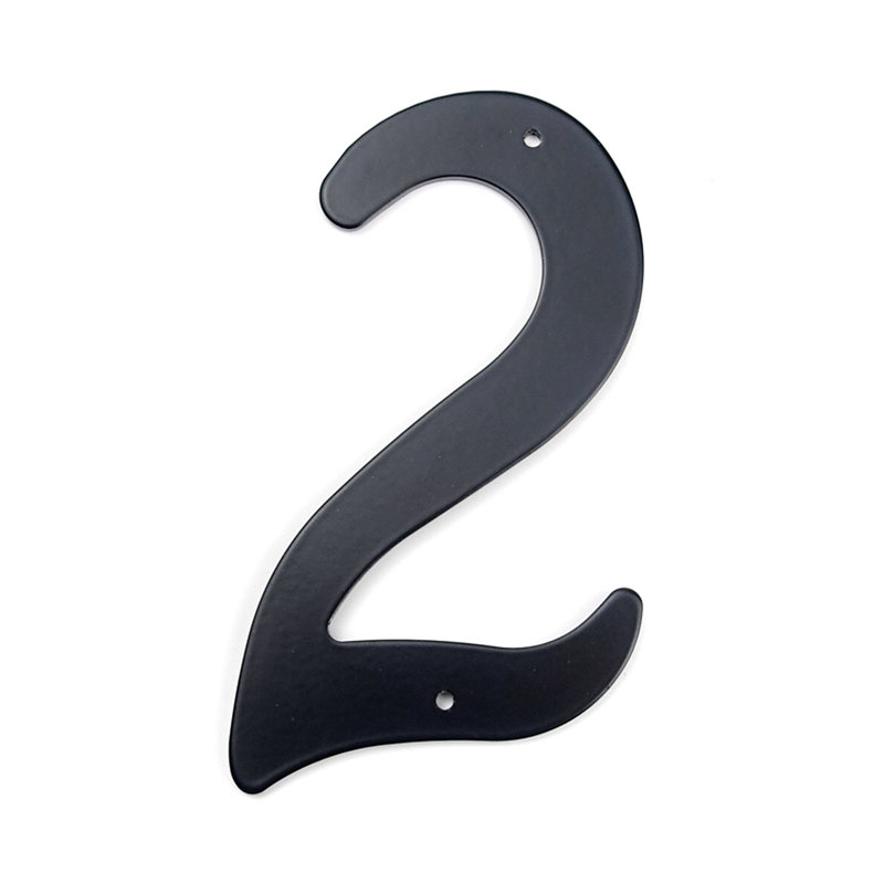 4'' H Metal House Number, 2