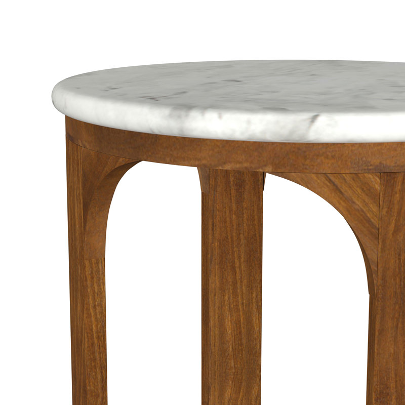 Table d'appoint Vachle, Brun