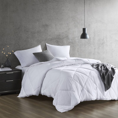 Cooling Oversized Bedding Sets, Nylon Blend Comforter With Diamond Quilting, Ideal For Modern Bedroom