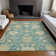 Machine Washable Indoor/Outdoor Cicel ACN1150 Teal