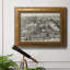 Vue d'oiseau de Londres Westminster - cadre photo, impression sur toile