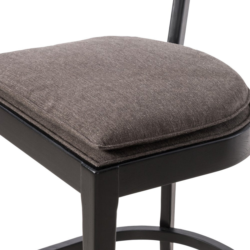 Britt Counter & Bar Stool, Black, Counter Stool (26" Seat Height), Cream