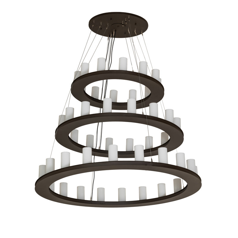 Lustre empire 48 lumières style bougie Loxley