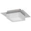 Plafonnier encastré carré en chrome 8 pouces à DEL intégré-133252765-133252768