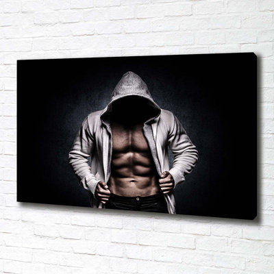 Muscle Building - Wrapped Canvas Print