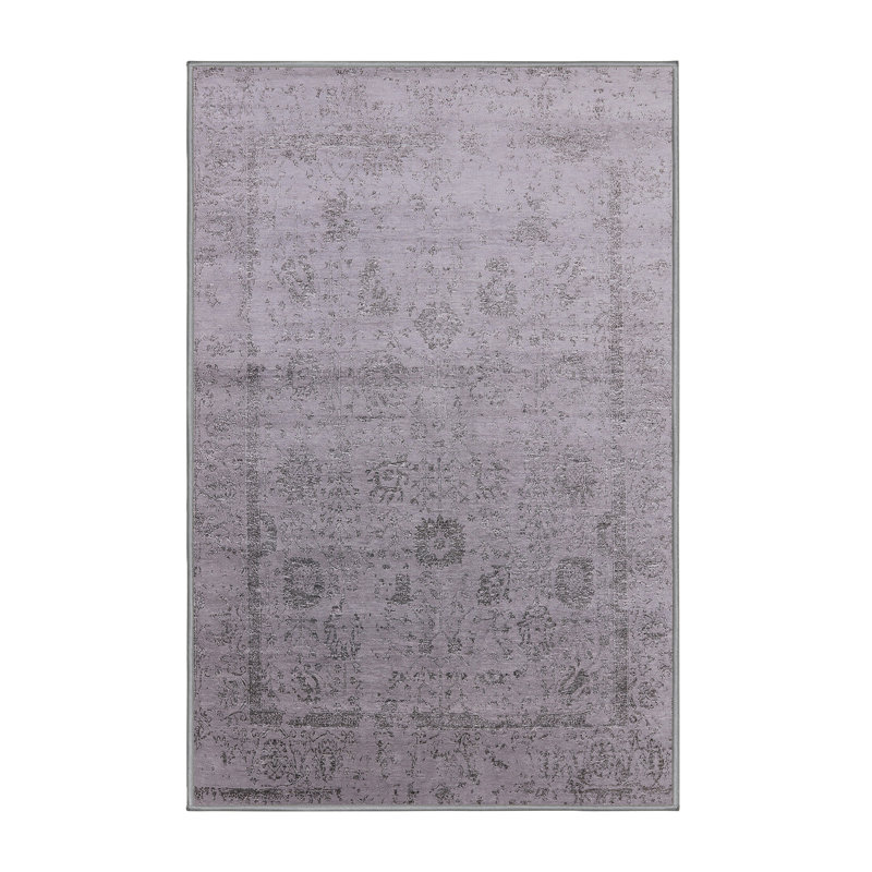 Tapis oriental gris Lucienne, Rectangle 6 pi x 9 pi