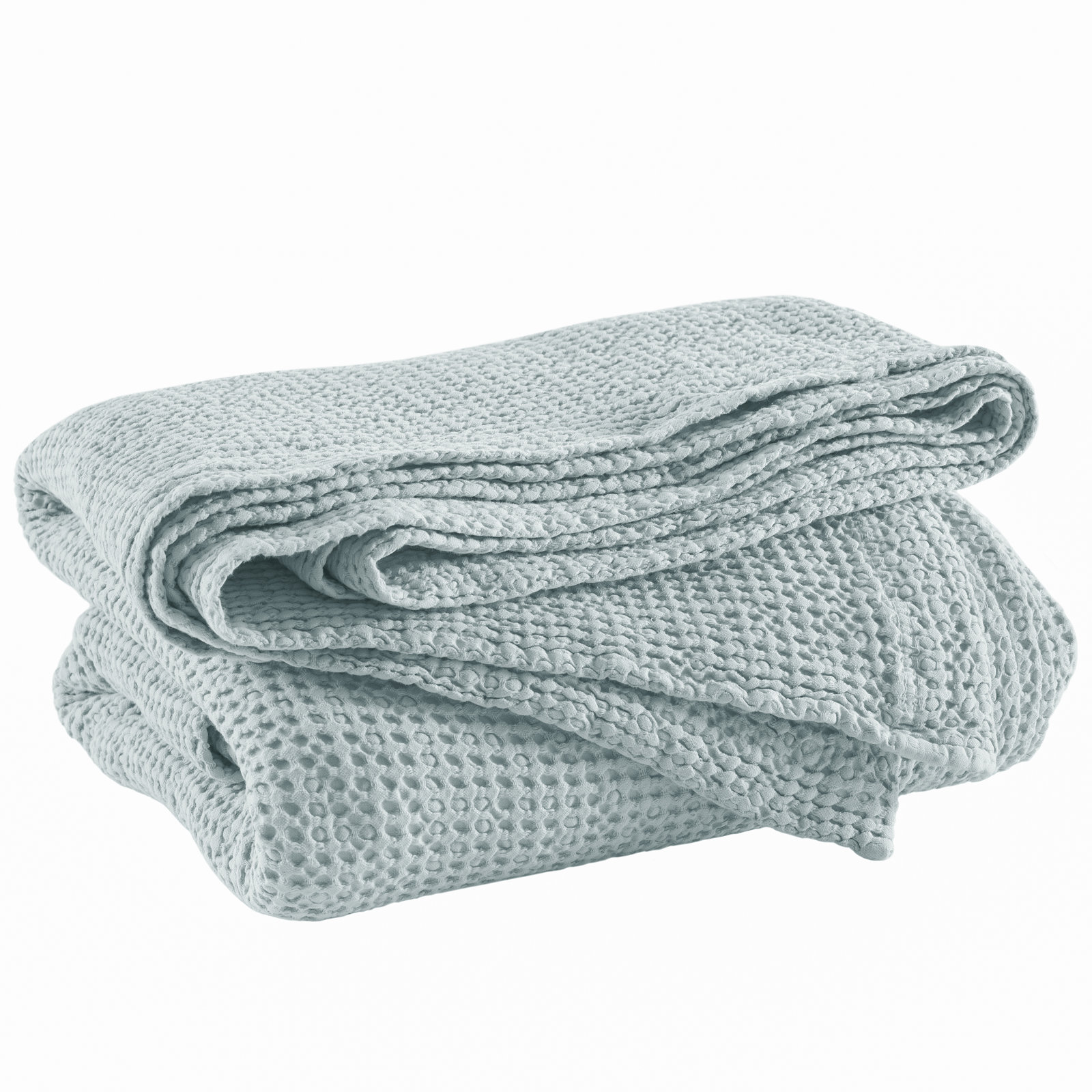 Bubble Matelasse Coverlet, Queen Coverlet, Sky