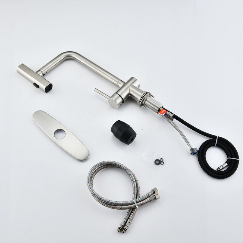 Landolt Pull Down Kitchen Faucet, Brushed Nickel