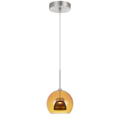 Luminaire suspendu géométrique à 1 lumière Lamanna