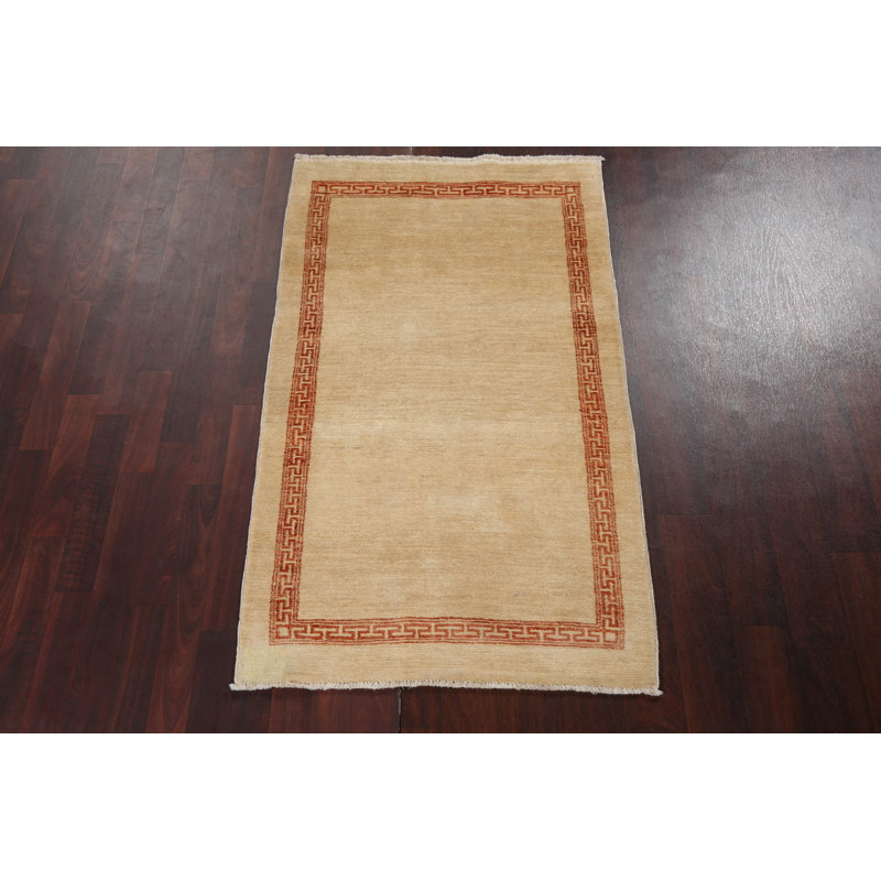 Tapis oriental Munaf Gabbeh Kashkoli noué à la main 3 x 5