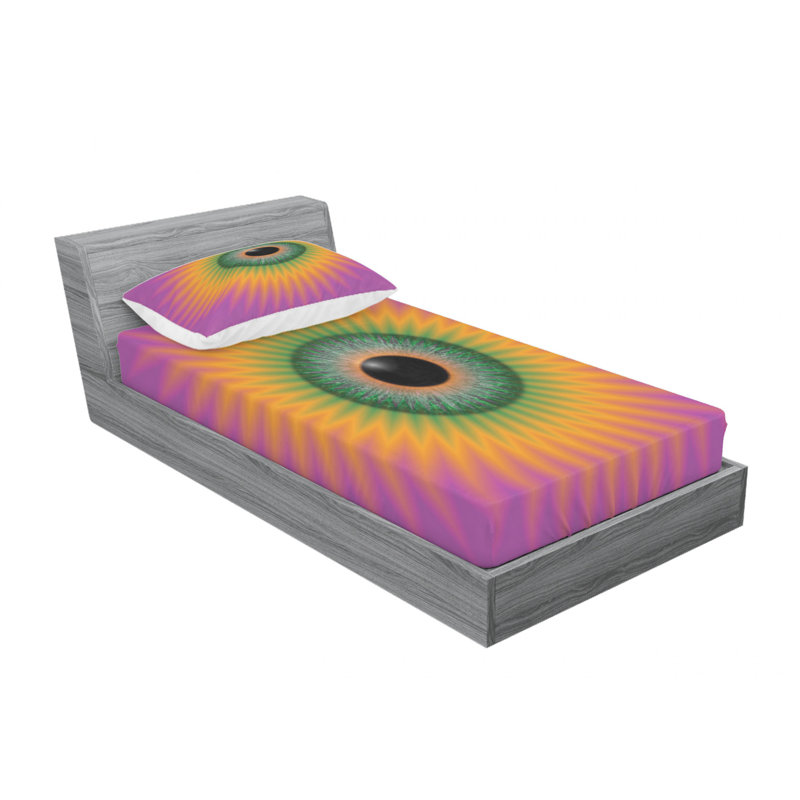 Microfiber Sheet Set, Twin Sheet Set with Fitted Sheet