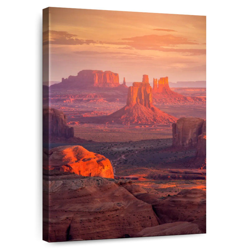 Alvord Hunts Mesa Daybreak, 48" H x 32" W