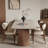 European simple light luxury dining table set-106325789