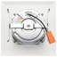 6,7 watts carré Downlight LED rétrofit 4 "sélectionnable