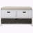 Entryway Bench with Removable Basket and Drawers-1691277880