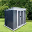 Remise de rangement extérieure 6 pi x 4 pi Toit gris-119307099-119307100