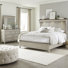 Ensemble de chambre à coucher avec lit de cheminée, commode et miroir Cathleen