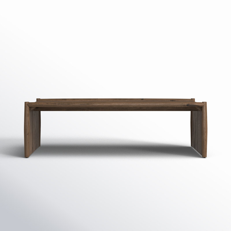 Cayenne Solid Wood Single Coffee Table, Brown