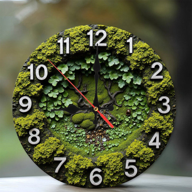 Horloge murale requin coloré
