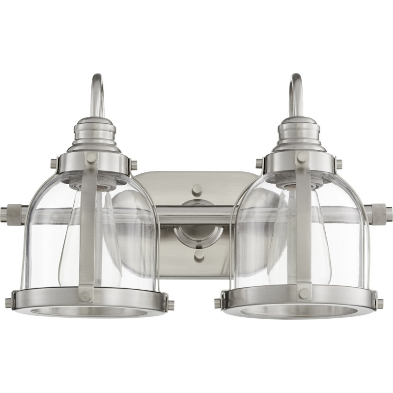 Dishman 2 - Light Dimmable Vanity Light, Satin Nickel