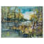 « bouleau forest river », reproduction sur toile tendue-814314960