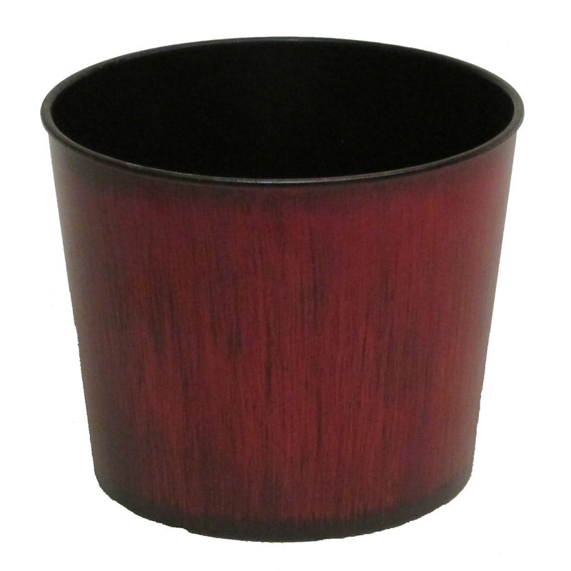 Chassidy Pot Planter, Brown & Black