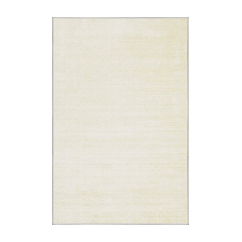 Surface beige contemporaine tapis, Rectangle 5 pi x 7 pi