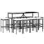 Ensemble de bar en osier avec tabourets Dallys-88468377-88468378