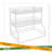 Twin Over Twin Over Full Bunk Bed, Metal Triple Bunk Bed With Safety Guardrails, Heavy-Duty Bunk Bed With Noise-Reduced Design-202332305