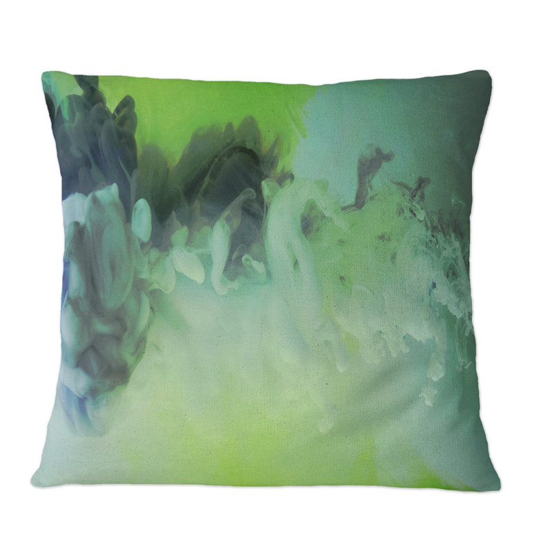 Coussin Shades Of Green, 18 po x 18 po