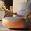 Chaise berçante moderne escargot décontractée-100852256